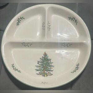 Spode Christmas Tree Round Section Dish